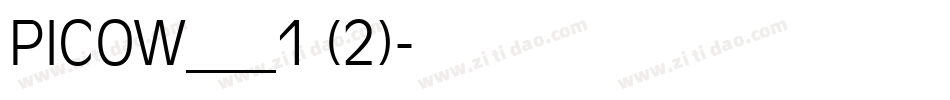 PICOW___1 (2)字体转换